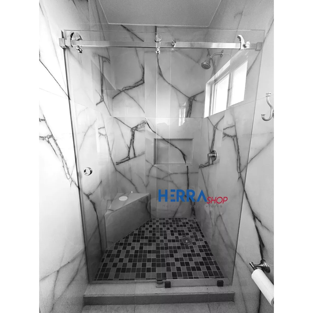 Cancel For Bacalar Bathroom With Modern Tempered Glass ready to install