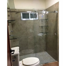 Cancel Para Baño Bacalar Con Cristal Templado Moderno listo para instalar