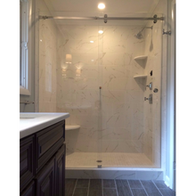 Cancel Para Baño Bacalar Con Cristal Templado Moderno listo para instalar