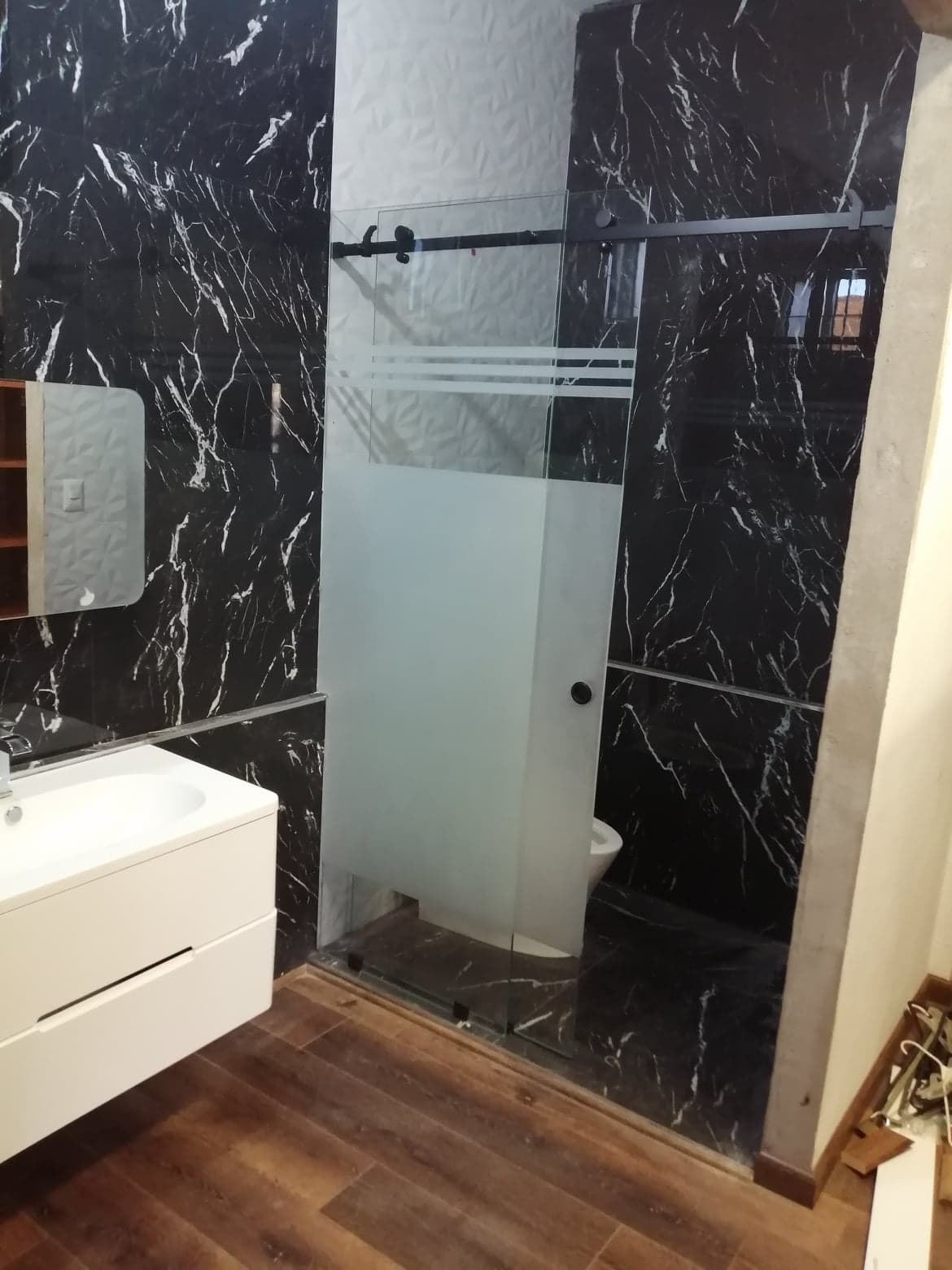 Herrajes Cancel de baño Modelo Bacalar herralum