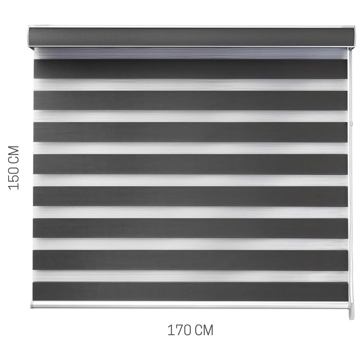 Persiana Sheer Elegant Duo Basic 150 x 170 cm Mancord