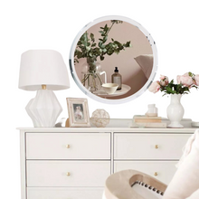 70 cm circular mirror with frosted border