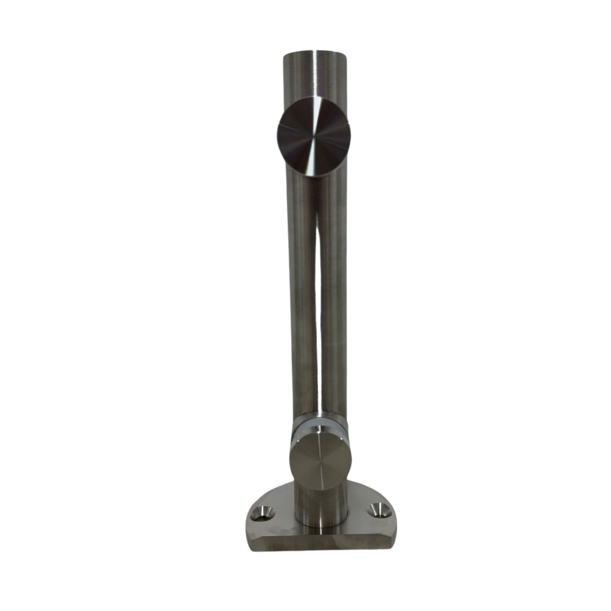Miniposte Satin Nuevo León 25cm Herralum Para Barandales De Cristal Templado