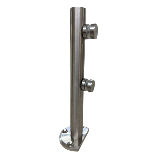 Mini Postes Desfasado 30cm Herralum De Acero Inoxidable Para Barandal