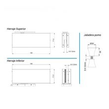 Todos Los Santos Herralum Hinge Kit SKU 1016