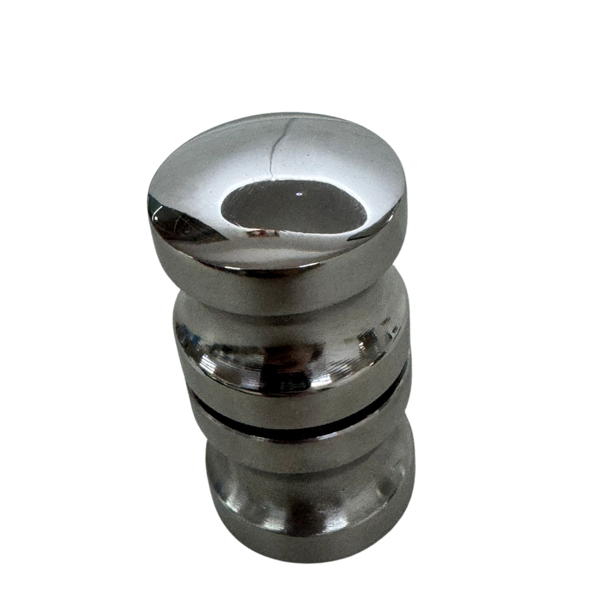Jaladera Pomo Pedregal de Acero Inoxidable de 32mm de Diametro por 30mm herralum
