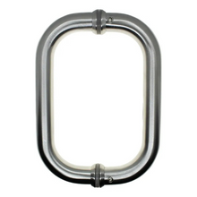 Jaladera para puerta de baño de cristal Tipo C 3/4" herralum