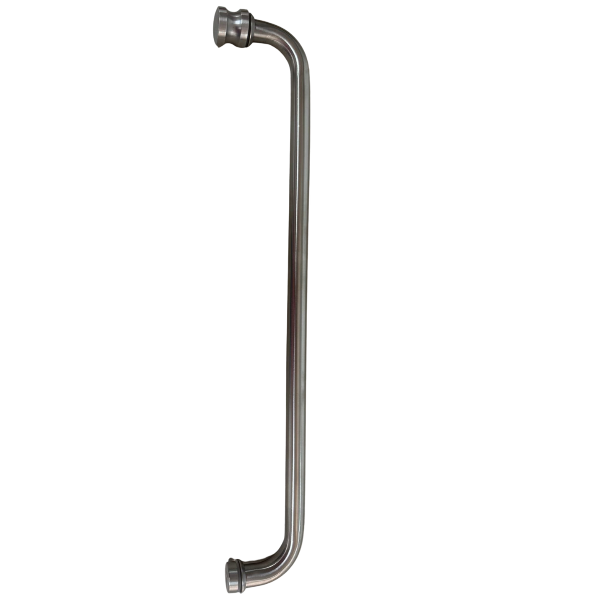 Jaladera toallero Careyes tubular de 3/4” Para Cristal Templado de 8 a 12mm herralum