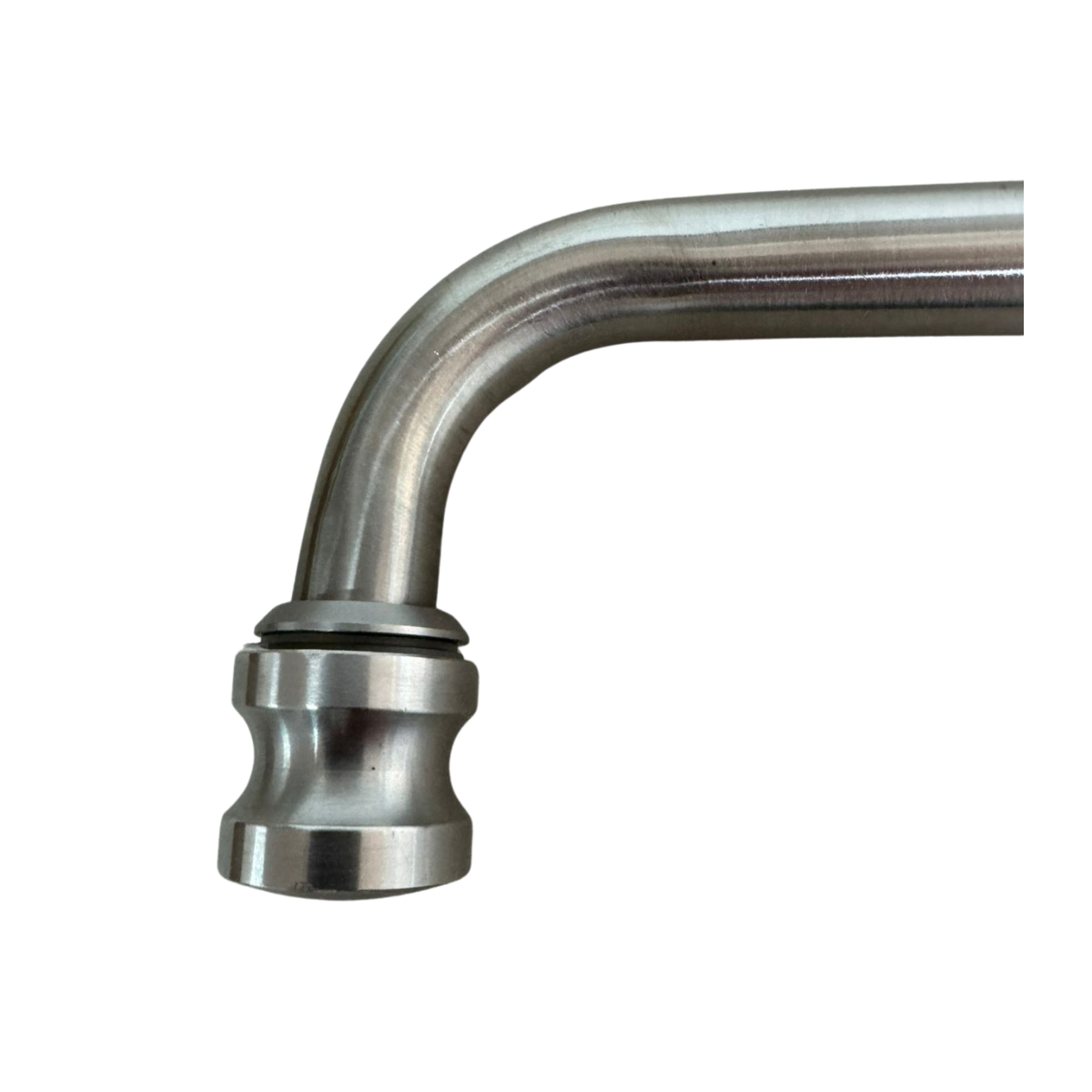 Jaladera toallero Careyes tubular de 3/4” Para Cristal Templado de 8 a 12mm herralum