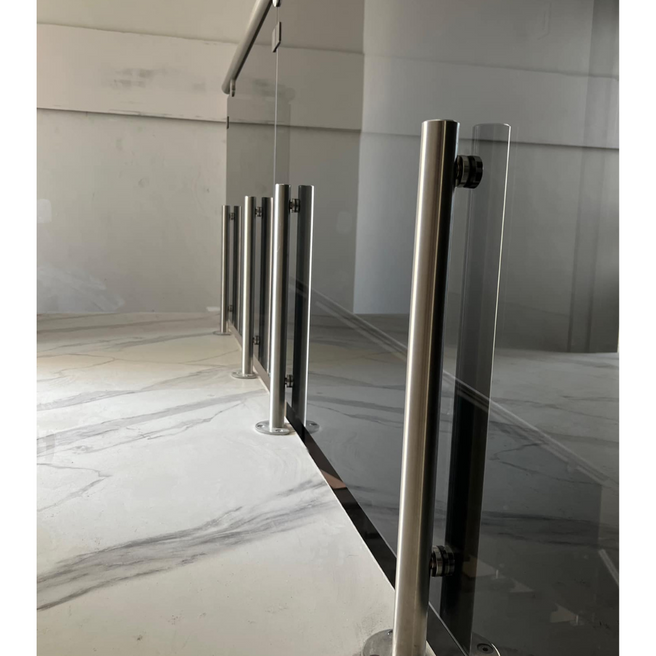 MiniPoste Monterrey De 50cm Satin Para Cristal Templado de 9mm a 12mm
