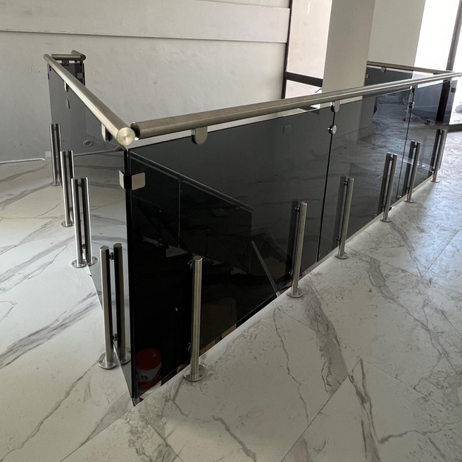 MiniPoste Monterrey De 50cm Satin Para Cristal Templado de 9mm a 12mm