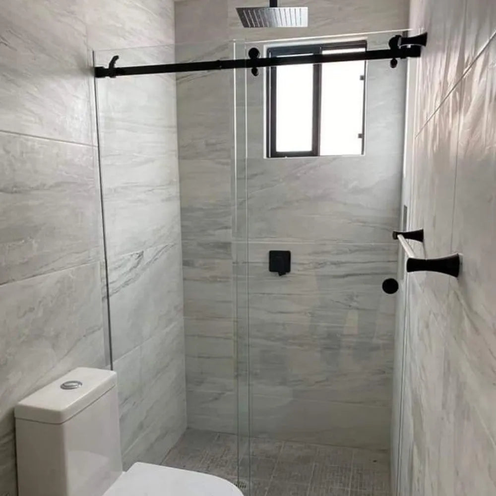 Herrajes Cancel de baño Modelo Bacalar herralum