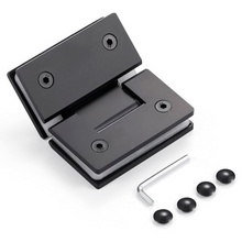 Glass to Glass Hinge at 135° Stainless Steel SKU 1470135 Herralum