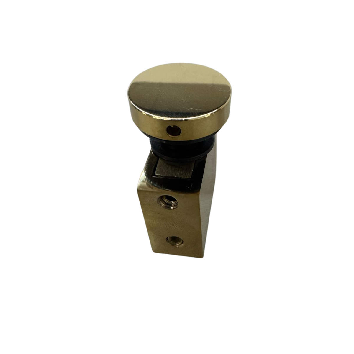 Glass-Bar Square Connector for Bacalar Bathroom Door SKU 1305