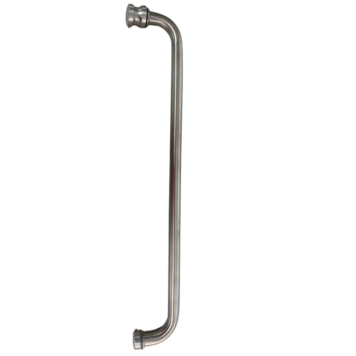 Jaladera toallero Careyes tubular de 3/4” Para Cristal Templado de 8 a 12mm herralum