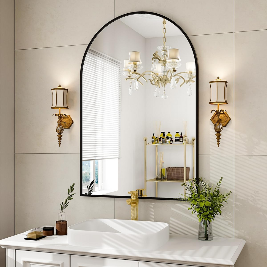 Espejo De Baño Con Luz Redondo Diam. 80 Cm Moderno, Antivaho, Intensidad Variable | Leroy Merlin