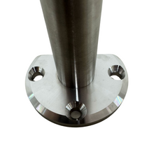 Miniposte Satin Nuevo León 25cm Herralum Para Barandales De Cristal Templado