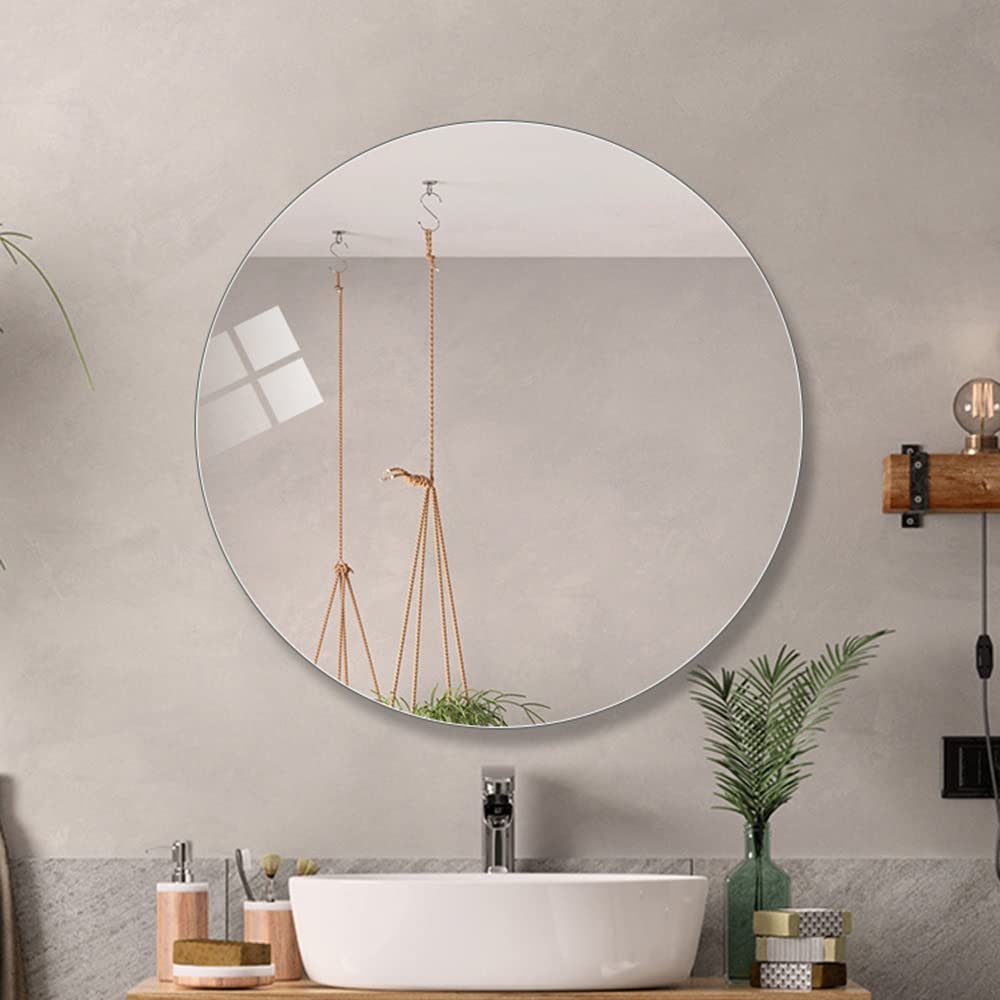 Espejo circular No led canto pulido de 60cm herrashop