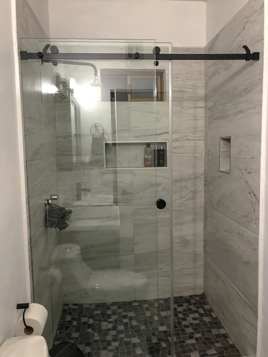 Herrajes Cancel de baño Modelo Bacalar herralum