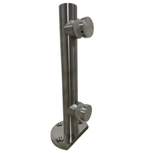 Miniposte Satin Nuevo León 25cm Herralum Para Barandales De Cristal Templado