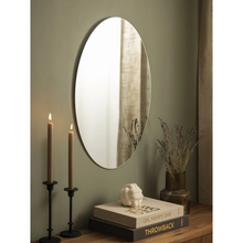 Luxury Oval Mirror with Polished Edge 70X90 cm