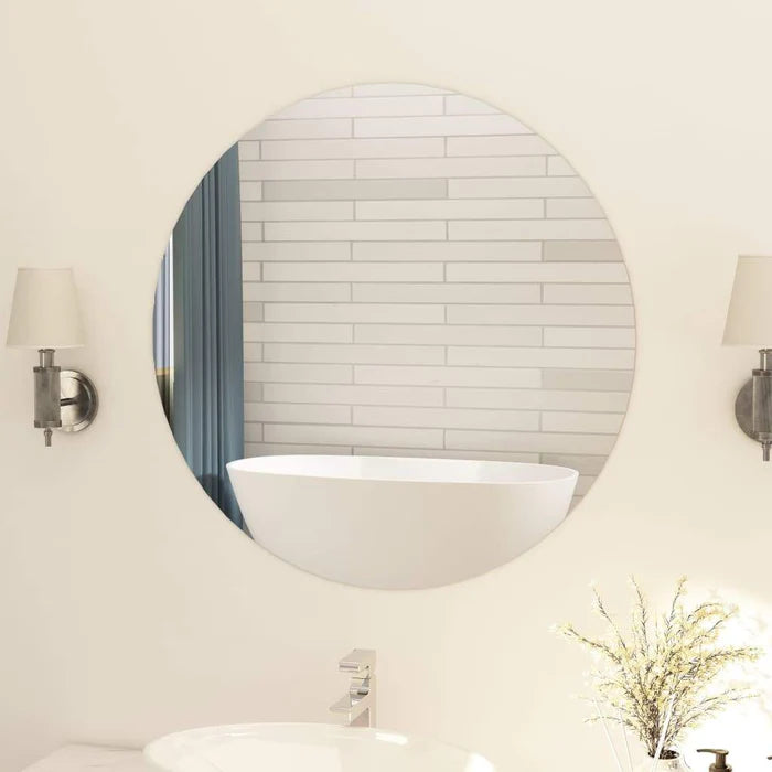 Espejo circular No led canto pulido de 60cm herrashop