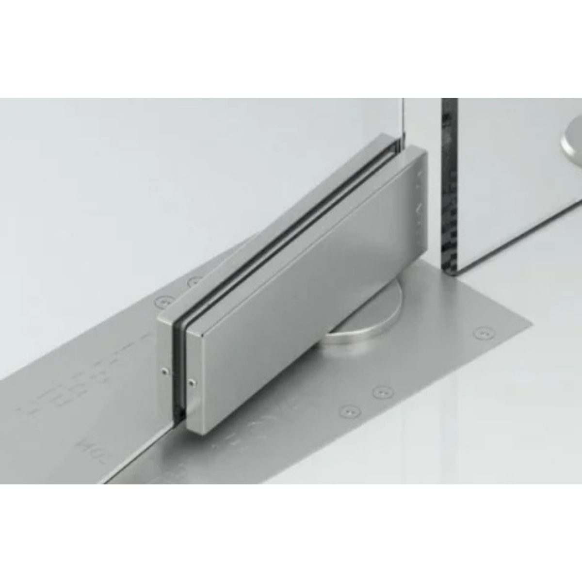 Glass Door Hardware Kit Herralum Hydraulic Hinge 80kg SKU 1012 For Glass Door