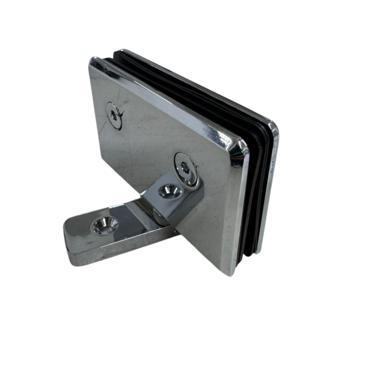 Bisagra Herraje Pivotante San Angel Para Puertas de Cristal Templado Herralum