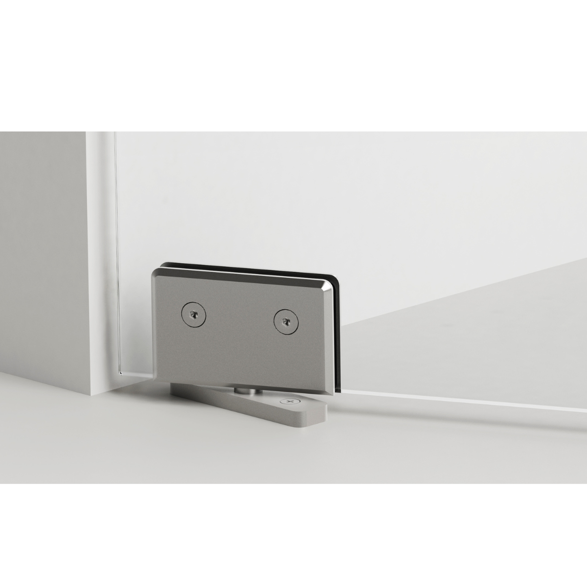 Bisagra Herraje Pivotante San Angel Para Puertas de Cristal Templado Herralum