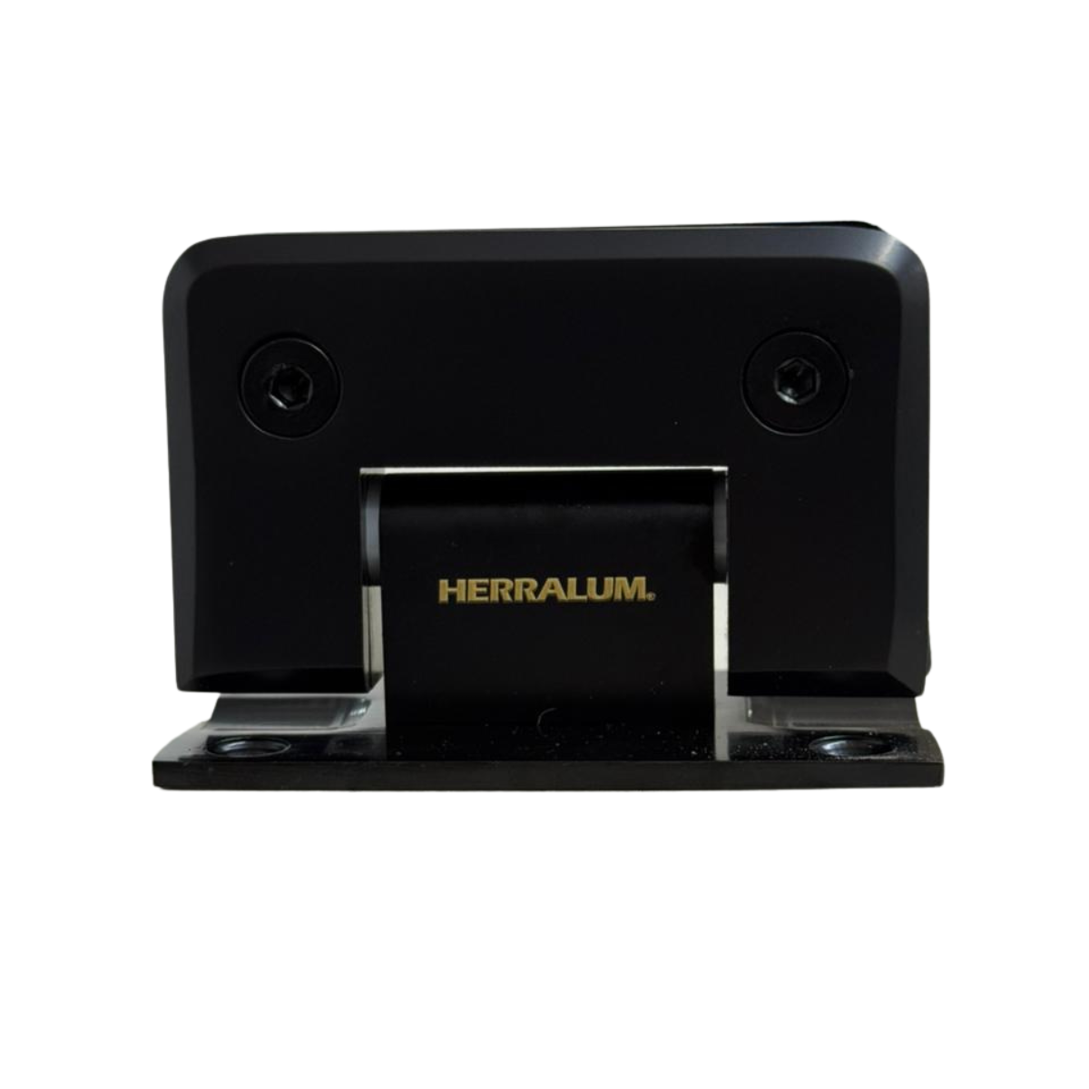 Bisagra Muro a VIdrio 180° Para Puertas de Cristal Templado Herralum