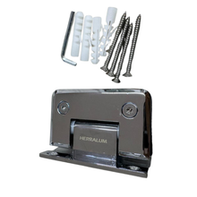 180° Glass Wall Hinge For Tempered Glass Door 1476 Herralum 