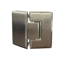 Bisagra Vidrio a Vidrio Para Angulo de 135º Para Puertas en Interior de Cristal Templado Herralum