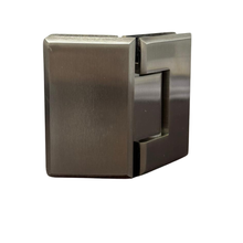 Glass to Glass Hinge at 135° Stainless Steel SKU 1470135 Herralum