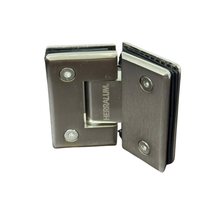 Bisagra Vidrio a Vidrio Para Angulo de 135º Para Puertas en Interior de Cristal Templado Herralum