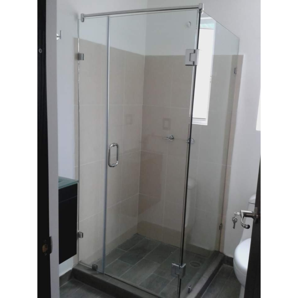 Bisagra VIdrio a VIdrio a 90° Acero Inoxidable Herralum