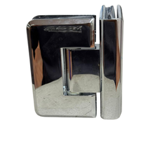 Bisagra Vidrio a Vidrio a 90º Para Puertas de Cristal Templado en Interior Herralum