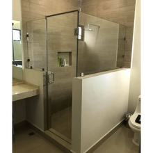 Bisagra Vidrio a Vidrio a 90º Para Puertas de Cristal Templado en Interior Herralum