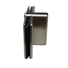 Bisagra Vidrio a Vidrio de 180º, Para Fijo y 2 Puertas Batientes Herralum