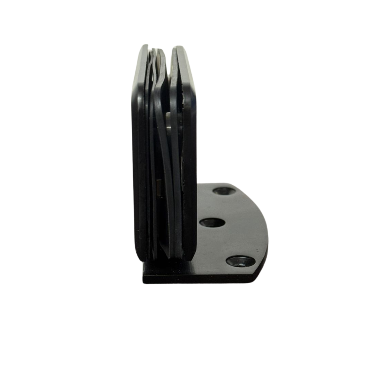 Bisagra descentrada Muro a Vidrio con Apertura de 180º Para Puertas de Cristal Templado Herralum