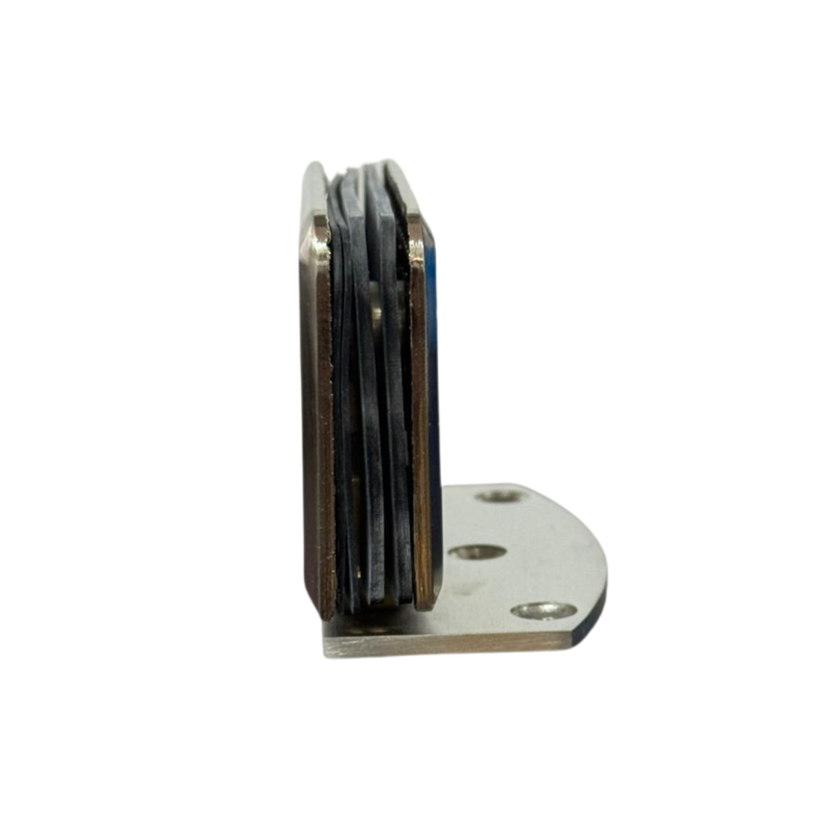 Hinge with Offset Base Wall to Glass at 90º For Tempered Glass from 8 to 12mm SKU 1437 Herralum 