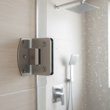 Hinge with Offset Base Wall to Glass at 90º For Tempered Glass from 8 to 12mm SKU 1437 Herralum 