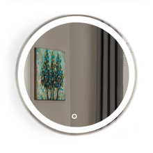 Espejo Circular De lujo Decorativo Con Luz Led + Dimmer 80 cm herrashop