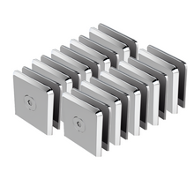 Paquete 10 conectores rectos muro vidrio para fijo 1266 Herralum