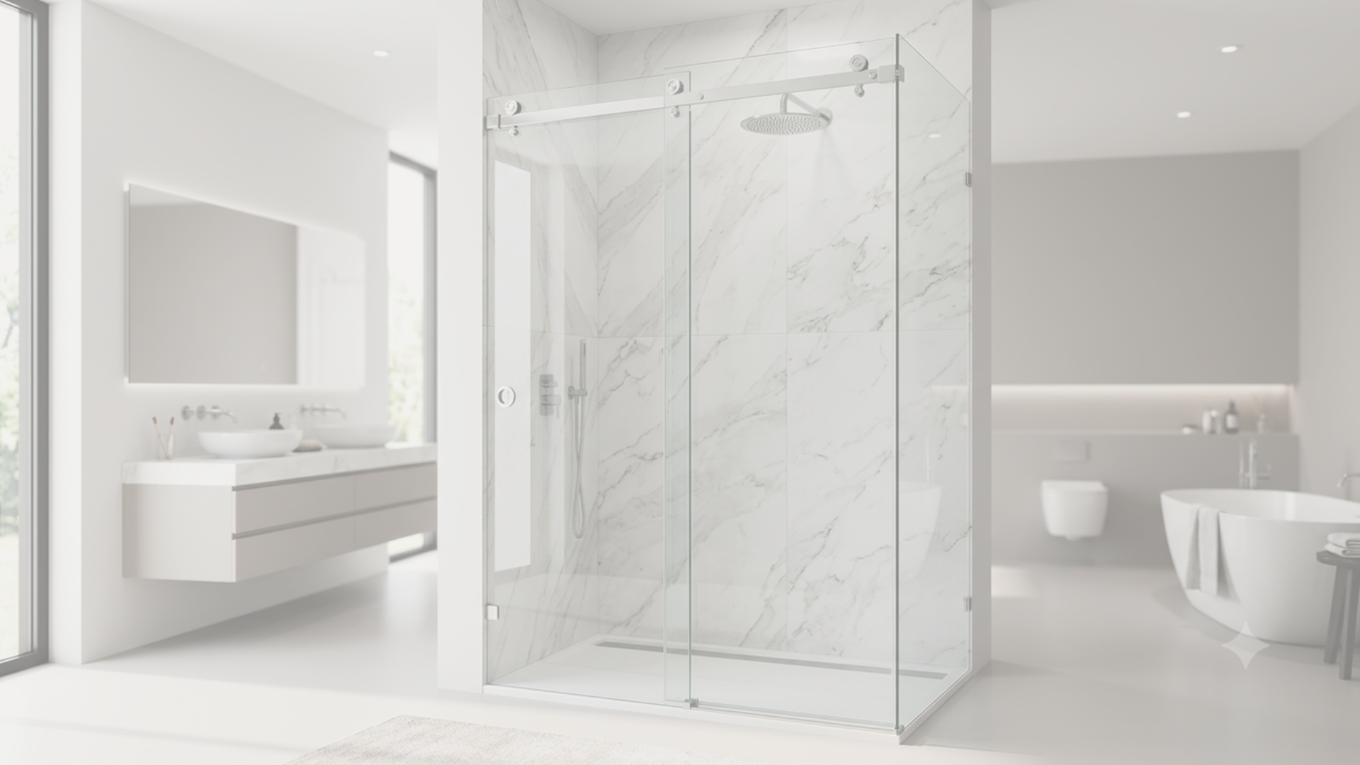 "cancel de baño corredizo herralum bacalar vidrio templado 8 mm"