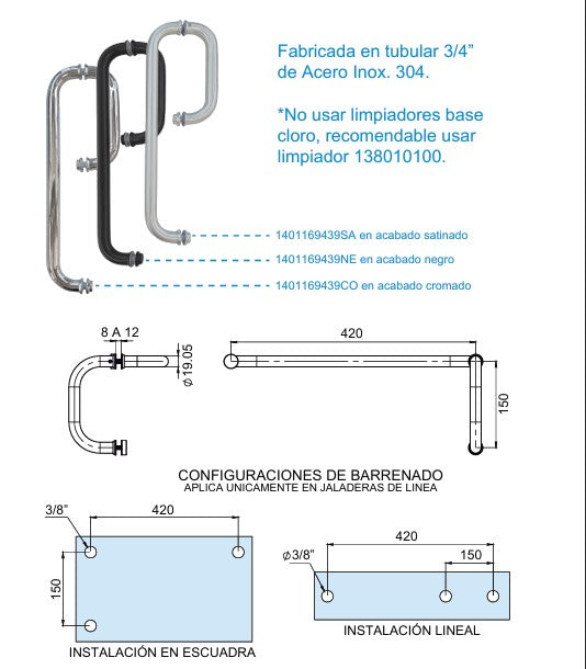 Short Long Handle 150x420 CC