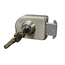 Murata Hook Plate for Tempered Glass Swing or Sliding Door SKU 1152