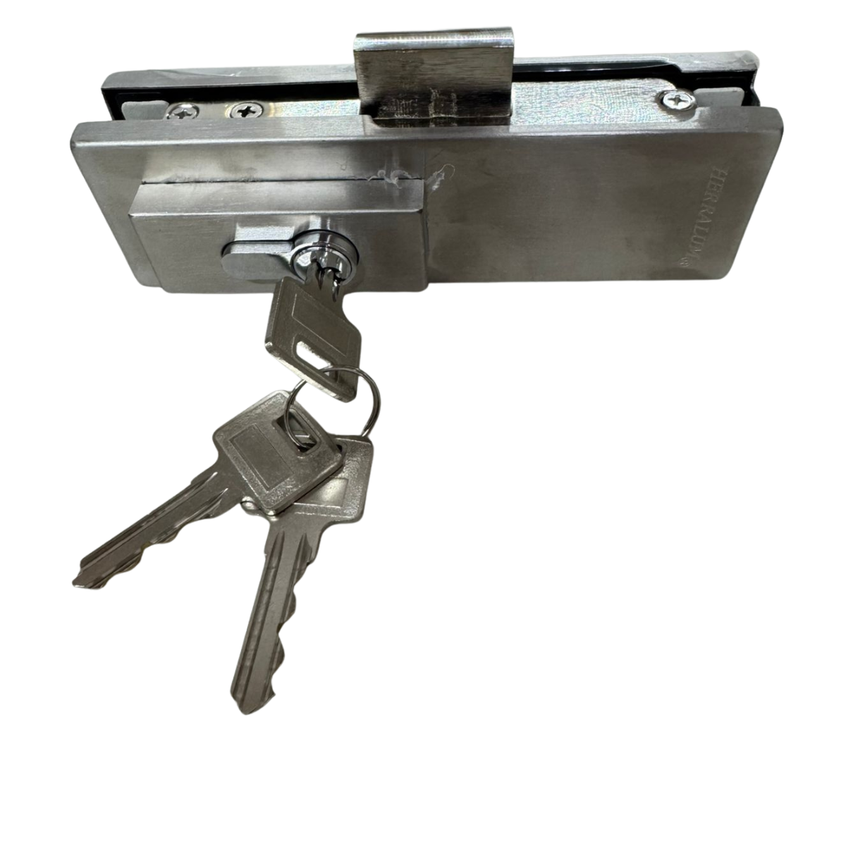 Chapa Línea Tapalpa de Alta Seguridad Para Puerta de Cristal Templado SKU 1009
