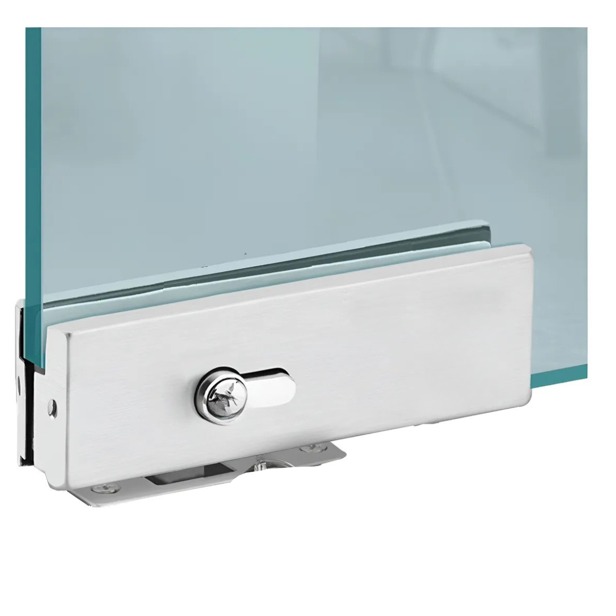Chapa Línea Tapalpa de Alta Seguridad Para Puerta de Cristal Templado SKU 1009