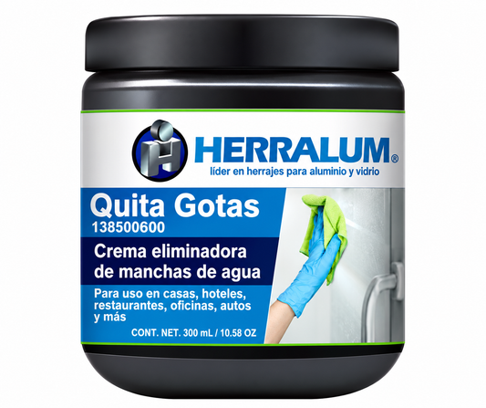 Crema Quita Gotas para Cristal y Metal Herralum 138500600