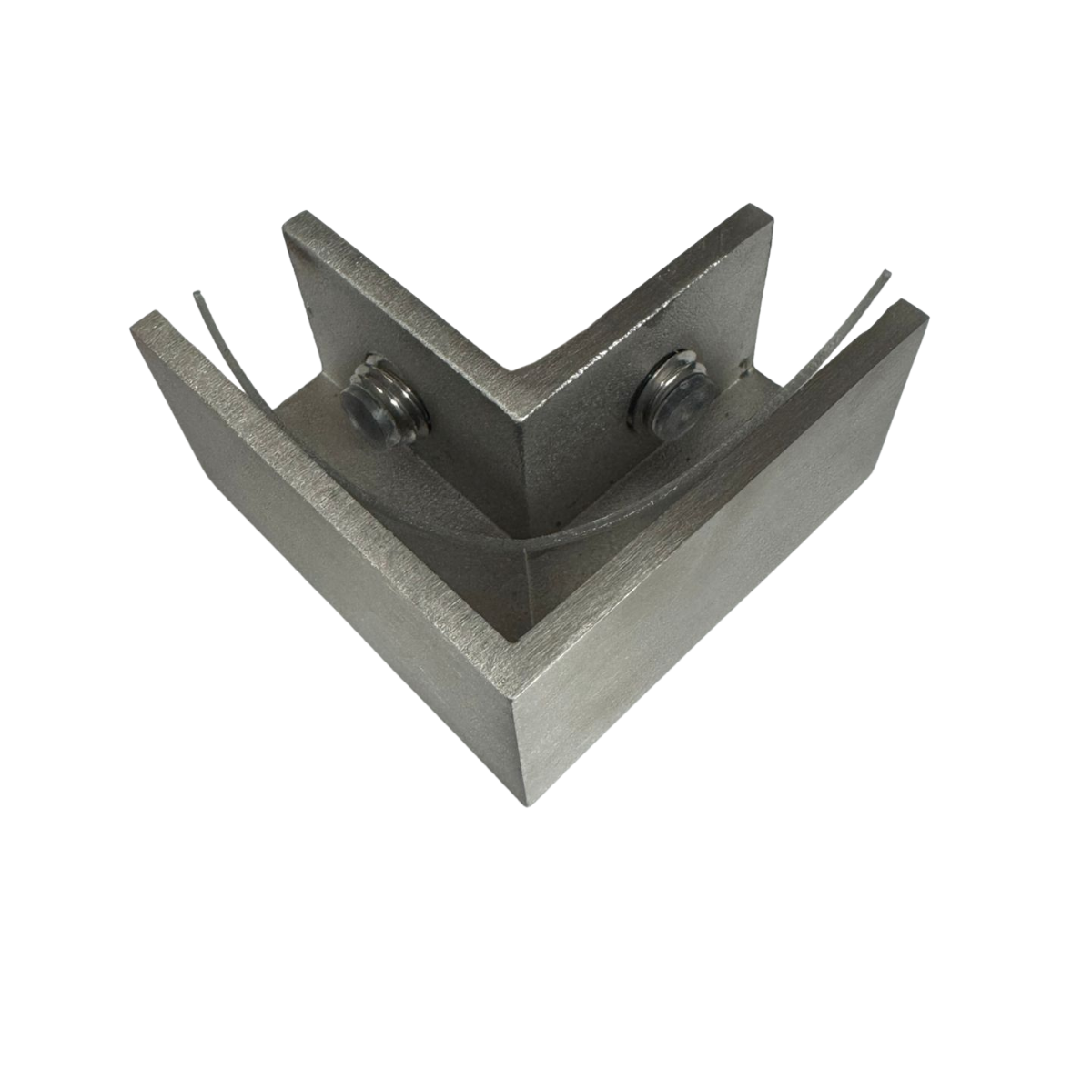 Glass to Glass Angle Connector at 90º SKU 1147